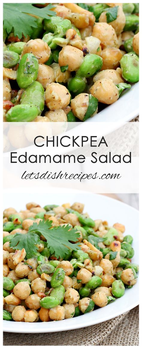 Ginger Dressing Recipe, Recipe Chickpeas, Salad Chickpeas, Packed Salad, Edamame Recipes, Edamame Salad, Salad With Avocado, Avocado Salad Recipes, Ginger Dressing