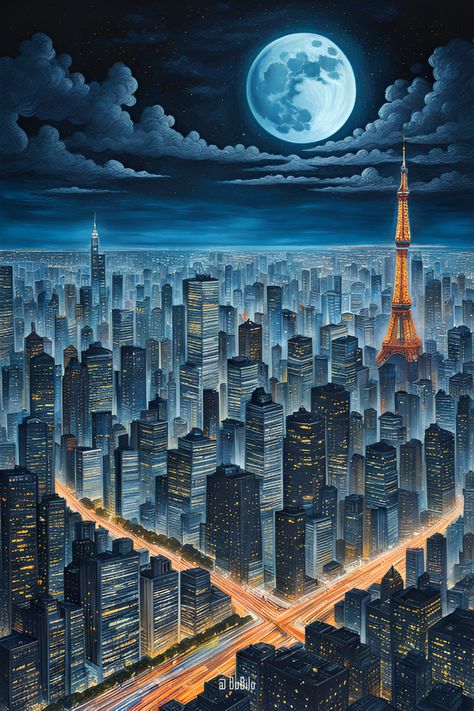 Futuristic Cityscapes: Explore Tomorrow's Landscapes in Digital Art Innovative Architecture, World Of Tomorrow, Architecture Painting, Digital Paintings, Vibrant Energy, Into The Future, Futuristic Architecture, Sci Fi Art, Metropolis