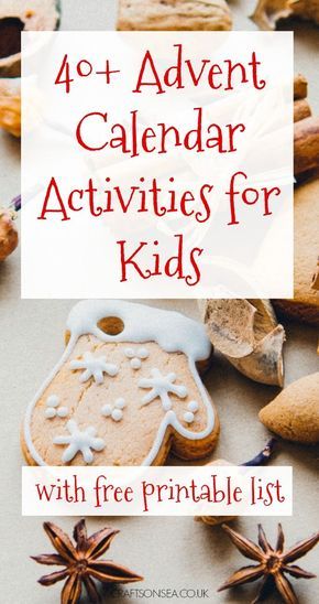 40+ Advent calendar activities for kids, ideas including Christmas stories, films and crafts for kids. Fun things to do and easy festive things to make plus a free printable list you can use. Advent Calendar Activities For Kids, Calendar Activities For Kids, Advent Calendar Activities, Calendar Activities, Advent For Kids, Free Printable Crafts, Christmas Stories, Advent Activities, Advent Calendars For Kids