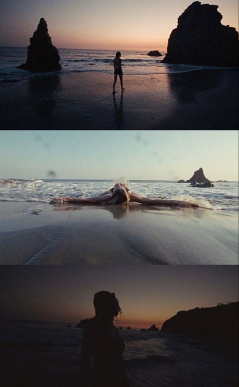 Cinematic Beach Photography, Underwater Cinematography, Beach Cinematography, Beach Music Video, Beaches Film, Beach Music, Beach Video, Girl In Water, Septième Art