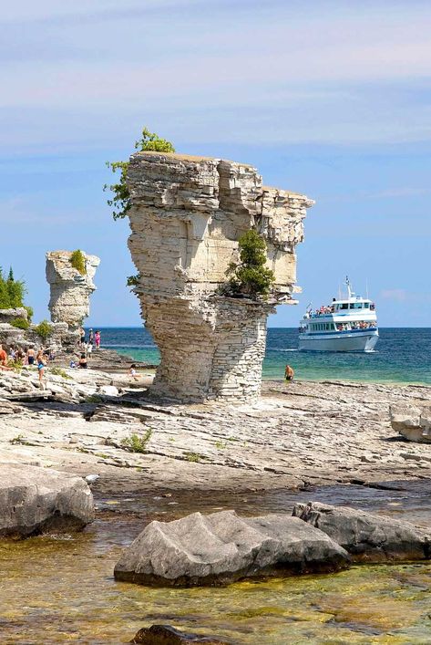 Bruce Peninsula - Visit The Bruce Peninsula - Visit Tobermory, Sauble Beach, Wiarton and Lions Head! Sauble Beach Ontario, Trailer Parks, Tobermory Ontario, Flowerpot Island, Sauble Beach, Bruce Peninsula National Park, Bruce Peninsula, Rv Resorts, The Grotto