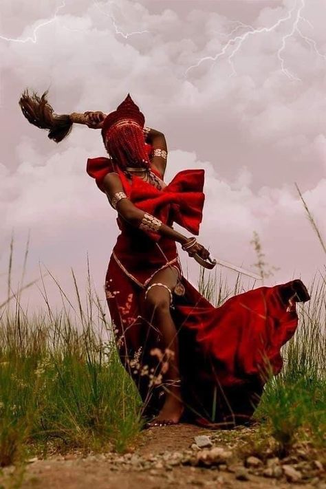 Goddess Oya, Oya Goddess, Red Priestess, Orishas Yoruba, Calm After The Storm, African Mythology, Yoruba People, African Goddess, Black Magick