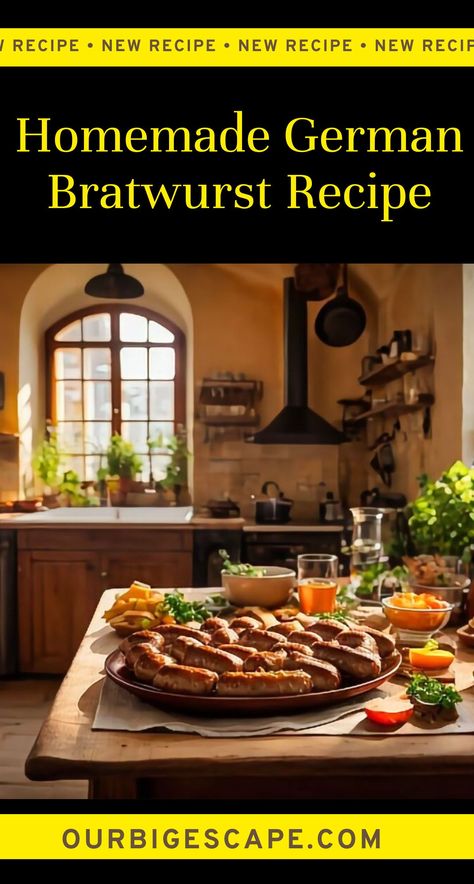 Homemade Bratwurst Recipes, Bratwurst Recipe, German Bratwurst, Curing Bacon, Sausage Spices, Bratwurst Recipes, Germany Food, German Sausage, Meat Processing