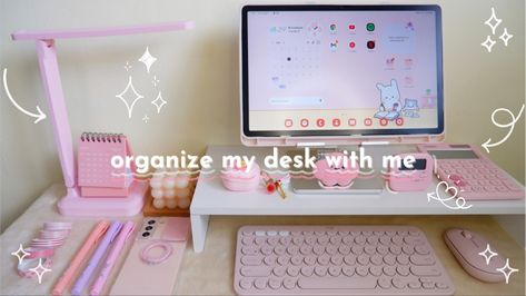 Aesthetic Small Desk Setup, Small Desk Aesthetic, Small Desk Setup, Rooms Desk, Setup Accessories, Aesthetic Desk Setup, Shopee Finds, Me Aesthetic, Desk Aesthetic