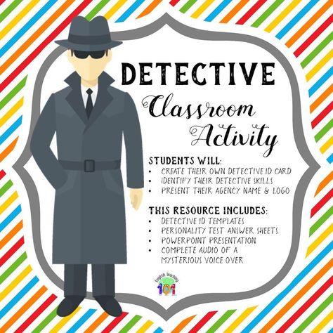 Vocabulary Workshop - Activities & Strategies | English Teaching 101 Detective Themed Classroom, Esl Vocabulary Activities, Esl Vocabulary Games, English Classes For Kids, Mystery Escape Room, Vocabulary Games For Kids, Adjectives Lesson, Spy Camp, Mystery Unit