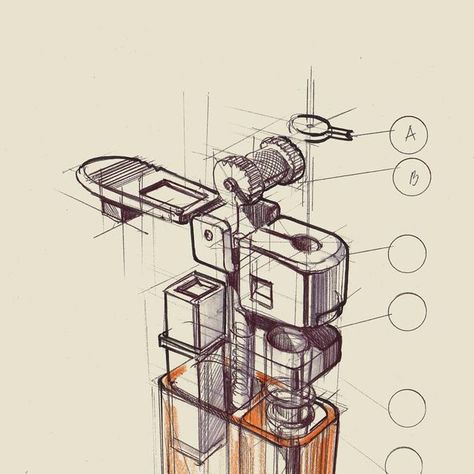 Hakan Gürsu, Dr on Instagram: "Exploaded tutorials for intermediate groups on webinar 🦉 Enjoy with the exploaded works 🤩 #webinar #art #artist #draw #drawing #sketch #sketchdaily #light #lightpainting #lighter #illustration" Industrial Illustration, Lighting Design Sketch, Product Drawing, Industrial Sketch, Product Sketches, Lighter Sketch, Lighter Drawing, Lighter Design, Industrial Drawing Sketches