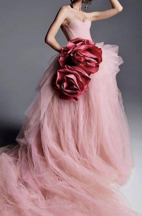 Long Pink Dress, Vera Wang Bridal, Look Rose, Couture Mode, Gorgeous Gowns, Beautiful Gowns, Couture Dresses, Vera Wang, Dream Dress