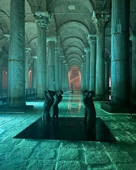 Acotar Courts, Modular Environment, Basilica Cistern, Warring States Period, San Nicolas, Byzantine Empire, Environment Art, Setting Ideas, Adaptive Reuse