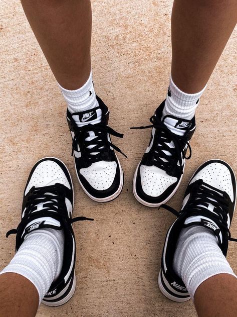 Matching Nike Dunks Couples, Matching Dunks Couples, Couplephoto Photo Ideas, Jordan 1 Low Dunk, Matching Couple Shoes, Matching Shoes For Couples, Nike Couple, Shoes For Couples, Panda Outfit