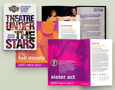 Check out new work on my @Behance portfolio: "Theater Brochures" http://be.net/gallery/61734933/Theater-Brochures Theater Brochure Design, Broadway Musicals Posters, Sister Act, Brand Experience, Marketing Ideas, Summer Garden, Behance Portfolio, Brochure Design, Working On Myself