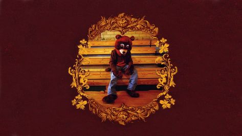 Kanye Kid Cudi, Brown Bear Costume, Kanye West Fade, College Dropout, Mos Def, S Wallpaper, Wallpaper Illustration, Bear Costume, Racun Shopee