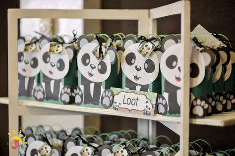 Panda Theme Party Ideas, Panda Theme 1st Birthday Party, Panda Theme Centerpieces, Notebooks To Buy, Birthday Panda Decoration, Panda Themed Party, Jessica King, Cute Pandas, Panda Theme