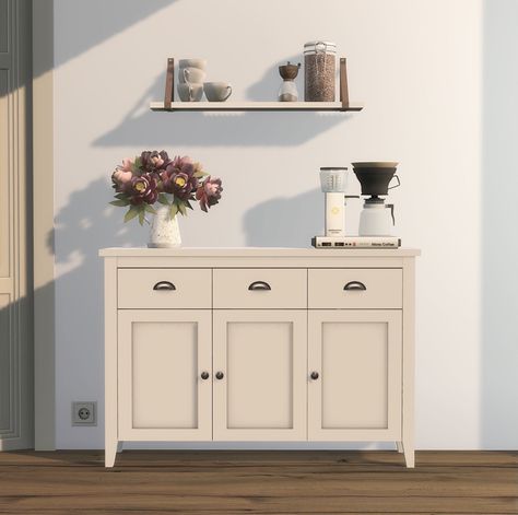 Ts4 Shelf Cc, Sims 4 Cc Interior Doors, Sims 4 Sideboard, Sims 4 Cc Sideboard, Sims 4 Wardrobe Cc, Sims 4 Shelf Cc, Sims 4 Mirror Cc, Deco Sims, Furniture Cc