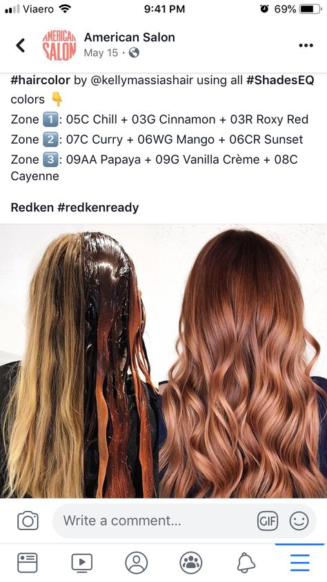 Red Balayage Hair Formula, Shades Eq Light Copper Formula, Redken Peach Shades Eq, Gingerbread Caramel Hair Color Formula, Copper Toner Before And After, Shades Eq Ginger Formula, Copper Balayage Formula, Pumpkin Spice Hair Color Formula, Copper Hair Formula Redken