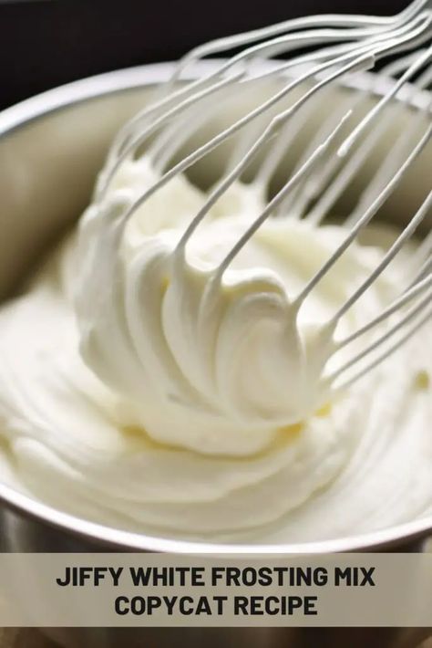 Last Updated on August 6, 2023 When it comes to making a delicious cake, Jiffy’s White Frosting Mix has been a go-to for many home cooks. With its light and fluffy texture, this mix is perfect for topping cakes or cupcakes. Unfortunately, not everyone can find this mix in their local grocery store. For those ... Read more Jiffy White Frosting Copycat, Jiffy White Frosting Recipe, Light Fluffy Frosting, Lemon Sheet Cake Recipe, Egg White Frosting, Chocolate Chip Pizza, Fluffy Frosting Recipes, White Frosting Recipes, Fluffy Icing