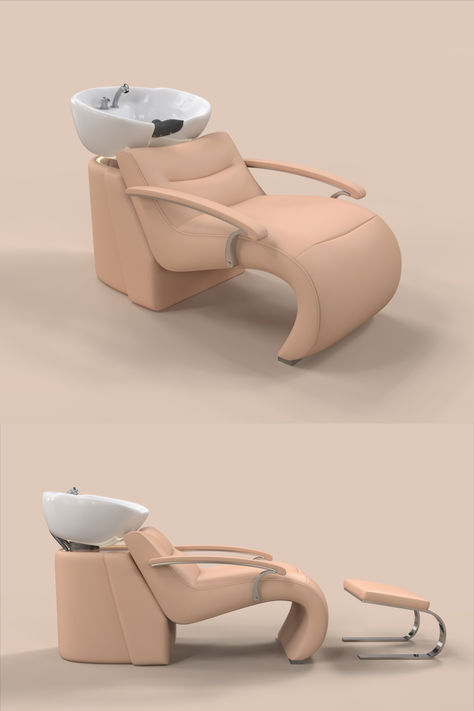 ✨This shampoo chair is a luxury item that you can add to your salon.💯 It is great for the clients to put their feet up during the service and relax, or even take a nap! 🛌 And this is the peachlight color. 💕 Hair Wash Chair, Saloon Ideas, Apple Picture, Shampoo Chair, Hair Wash, Hair Ponytail, Hair Ponytail Styles, Ponytail Styles, Washing Hair