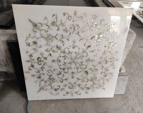 Marble Center Table, White Marble Coffee Table, White Marble Table Top, White Marble Table, Coffee Table Top, Mother Of Pearl Inlay, Marble Table Top, Marble Inlay, Pearl Inlay