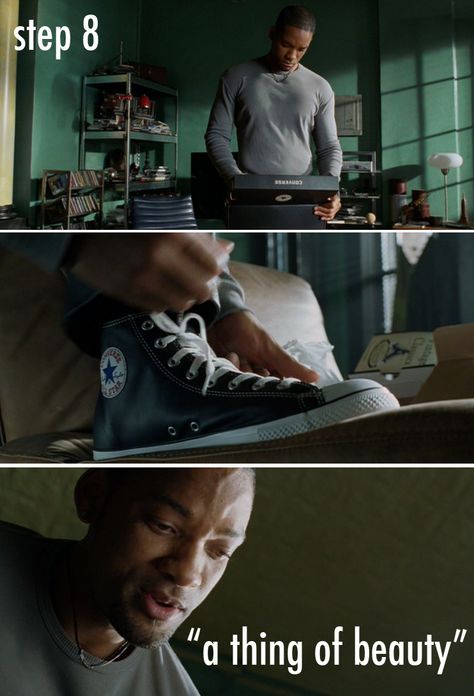 I, Robot (2004), Dir. Alex Proyas. Will Smith. Nuevo Boom de Converse, se masifican. Will Smith I Robot, I Robot, Will Smith, Lei, Hip Hop, Converse, Actors, Sneakers, Music