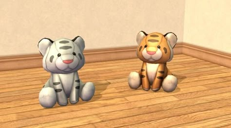 Tiger Plushie, Sims Furniture, Ts2 Cc, Sims 4 Clutter, Sims 4 Toddler, Sims4 Cc, Sims Mods, The Tiger, Bear Toy