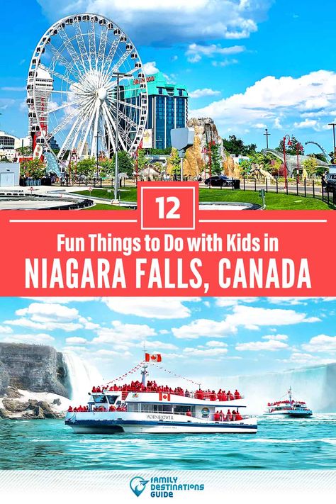 12 Fun Things to Do in Niagara Falls, Canada with Kids — Family Friendly Activities! Canada Niagra Falls, Niagara Falls Things To Do, Canada With Kids, Niagara Falls Vacation, Niagara Falls Trip, Visiting Niagara Falls, Canada Vacation, Niagara Falls Ontario, Niagara Falls Ny