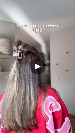 Clipped Hair, Half Up Bun, Easy Hair Updos, Fast Hairstyles, Bun Hairstyles For Long Hair, Easy Hairstyles For Long Hair, Quick Hairstyles, Half Up Hair, Face Hair