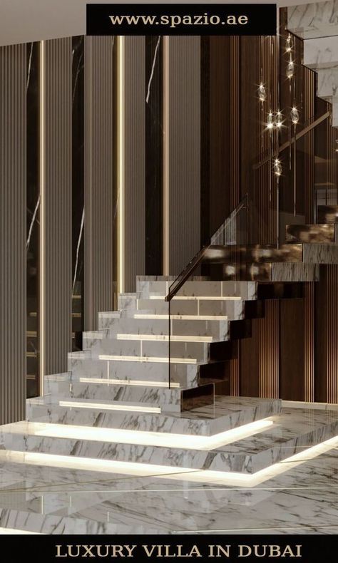 Staircase Wall Design Modern, Stair Wall Design, Stairs Wall Design, Staircase Wall Design, درابزين السلم, درج السلم, Minecraft Decoration, Staircase Interior Design, Modern Stair Railing