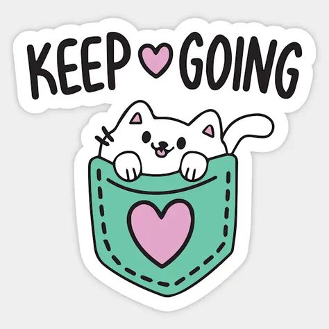 Horse Riding Stickers, Cute Horse Stickers, Pink Cat Sticker, Cat Mom Sticker, Cat Lover Sticker, Sticker Design Inspiration, Brown Horse, Cat Merchandise, Keep Going