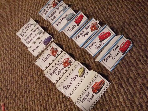 Disney Cars Birthday Party Food Labels Cars Birthday Party Food, Disney Food Ideas, Cars Birthday Theme, Disney Cars Birthday Party, Disney Cars 3, Car Food, Tow Mater, Party Food Labels, Cars Birthday Party Disney