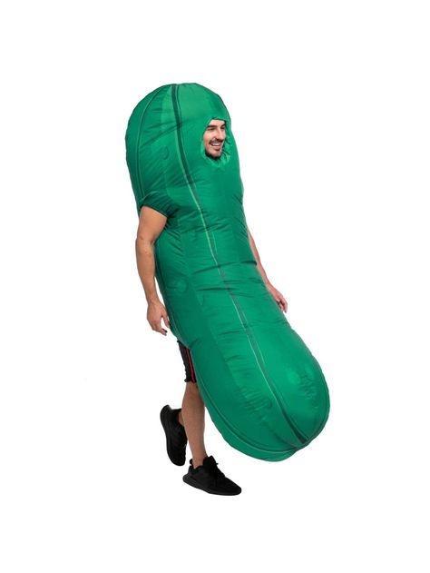 JOYIN Pickle Inflatable Costume for Adult, Full-Body Air Blow Up Costumes, Funny Pickle Costumes for Halloween Costume PartiesI discovered amazing products on SHEIN.com, come check them out! Pickle Costume, Meme Party, Trick Or Treat Costume, Big Dill, Full Body Costumes, Theatre Plays, Inflatable Costumes, Party Costumes, Matching Costumes