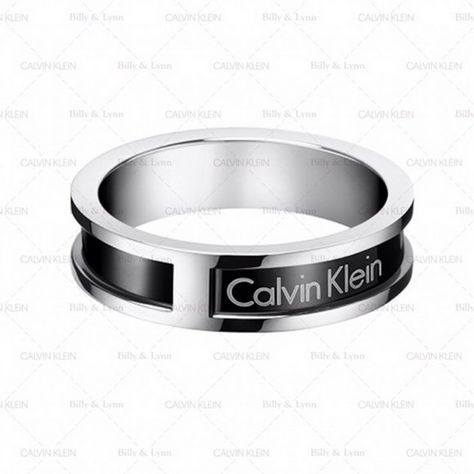 Calvin Klein Ring Calvin Klein Ring, Galaxy Stuff, Calvin Klein Jewelry, Retail Packaging, Please Do, Calvin Klein, Dust Bag, Wedding Rings, Packaging