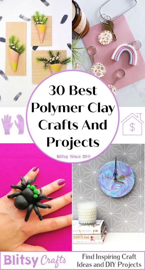 Polymer Clay Craft Tutorial, Polymer Clay Gift Ideas Diy, Things To Make Out Of Polymer Clay, Beginner Polymer Clay Projects, Polymer Clay Projects Ideas, Sculpey Clay Ideas, Polymer Clay Ideas, Best Polymer Clay, Crafts For Beginners