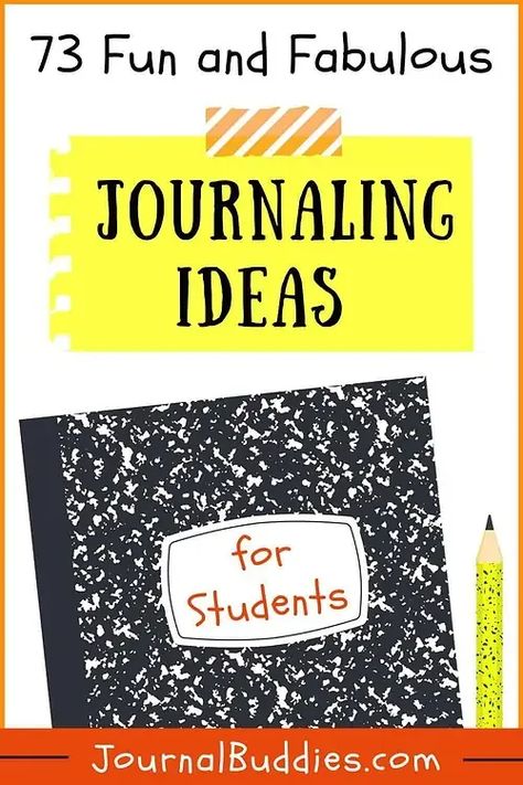 These fun journaling ideas for students can be modified and customized to meet the unique needs of your classroom. Take a look and try them today! #JournalingIdeasForStudents #JournalWritingIdeas #JournalBuddies Journal Club Ideas, Journal Prompts For Middle Schoolers, Journal Prompts For Elementary Students, Class Journals Ideas, Journal Prompts For Students, Student Journal Ideas, School Journal Ideas Student, Journal Ideas For Students, Writing Journal Covers