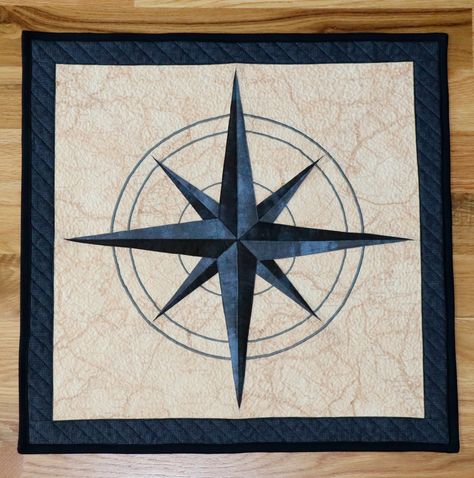 Mariners Compass Paper Piecing – Baking and Bobbins Windmill Colors, Compass Quilt, Paper Peicing Patterns, Mariners Compass Quilt, Row Quilts, Compass Art, Map Quilt, Nautical Quilt, Paper Pieced Quilt Patterns