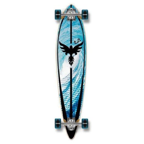 😍 Punked Tsunami 40" Pintail beach Longboard 😍 The 40-inch Tsunami pintail longboard excels at cruising and carving, making it a fantastic choice for riders. As you glide along, be prepared to make waves on this stylish board. The pintail's teardrop-shaped deck prevents wheel contact while still offering ample foot space. It's an ideal longboard for beginners or intermediate urban surfers. Perfect for navigating campuses, beaches, or town streets, the Punked Tsunami pintail longboard is n... Pintail Longboard, Drop Through Longboard, Digital Wave, Deck Shapes, Plastic Decking, Longboard Decks, Deck Size, Longboard Skateboard, Heavy Duty Trucks