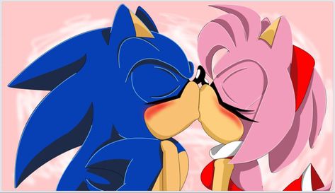 Made By Jordan Belisle Sonic The Hedgehog Amy Rose, Sonic The Hedgehog Amy, Sonamy Comic, Sonic Adventure 2, Sonic Heroes, Sonic And Amy, Sonic Fan Characters, Sonic Franchise, Sonic Adventure