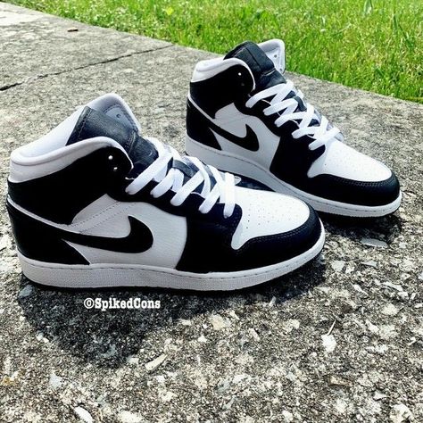 8c01a75941549a705cf7275e41b21f0ddesc51349565ri Air Jordan 1 Black And White, Trendy Shoes For Men, White Jordan 1, Black White Jordans, Custom Air Jordan 1, Jordan 1 Black, White Jordans, Jordan Shoes Girls, Air Shoes