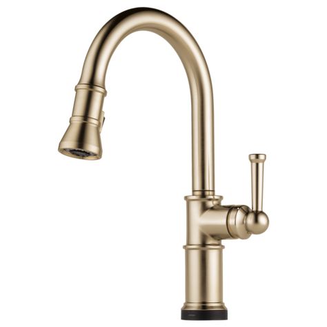 Single Handle Pull-Down Kitchen Faucet with SmartTouch® Technology : 64025LF-GL : Artesso® : Kitchen : Brizo Brizo Kitchen Faucet, Kitchen Technology, Bar Faucets, Steam Showers Bathroom, Delta Faucets, Kitchen Sink Faucets, Kitchen Collection, Plumbing Fixtures, Kitchen Handles