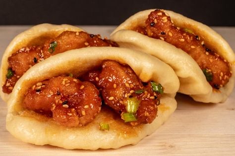 Bun Korean, Recipe Example, Korean Fried Chicken, Bao Buns, Easy Bun, Delicious Magazine, Food Images, The Hub, Meals For One