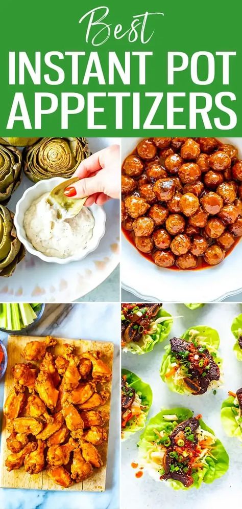 Throwing a party? Make one (or several!) of these Instant Pot appetizers! They're all quick and easy recipes that will please any crowd. #instantpot #appetizers Instapot Party Recipes, Instant Pot Snacks, Instapot Appetizer, Instant Pot Appetizer Recipes, Instant Pot Recipes For A Crowd, Instant Pot Party Food, Instant Pot Potluck Recipes, Instant Pot Appetizers, Throwing A Party