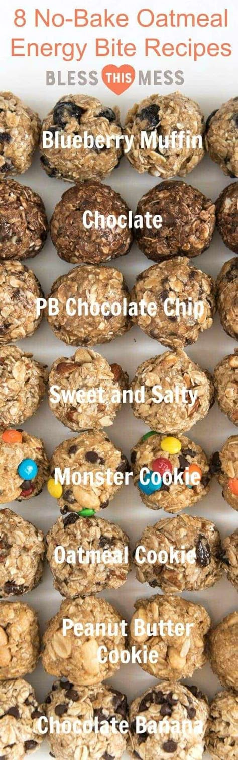 Oatmeal Energy Balls Recipe, Oatmeal Energy Balls, Oatmeal Energy Bites, Oatmeal Bites, Energy Balls Healthy, Finger Foods Party, Appetizers Healthy, Healthy Snacks To Buy, Energy Bites Recipes