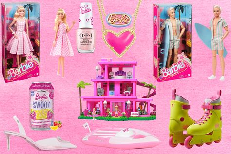 The best Barbie movie merch to celebrate the premiere Barbie Movie Merchandise, Barbie Movie Merch, Barbie Merch, The Barbie Movie, Miami Night, Barbie Logo, Barbie Movie, Heart Shaped Sunglasses, Heart Shaped Necklace