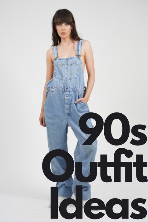 Women’s 90s Outfit, 90 Fashion Trends Outfits, 90s Party Ideas Outfit, Baggy Jeans 90s Outfit, 90 Style Outfits 90s Fashion Women, How To Dress 90s Style, Early 90s Fashion Outfits, Easy 90s Outfit For Party, Back To 90's Outfit