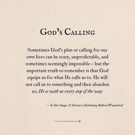 I can’t explain the amount of times where I’ve felt God calling me to something and I’ve been hesitant to obey because I’m fearful of the unknown. I can’t see the future. I don’t know what’s ahead. Perhaps God has got it wrong and I am not meant to do what He thinks I am capable of. However, God knows us better than we know ourselves. He knows what we are capable of because we have His strength, His power, and His leading, behind us. He will not call you to something He has not equipped y... Do What God Has Called You To Do, God Has Got You, God Can, Called By God, When God Calls You To Do Something, God Is Everywhere, Gods Calling, God Is For Me, Gods Favor