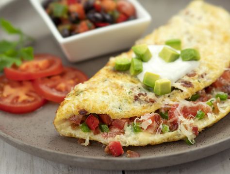 Southwest Omelet - Bob Evans Egg Whites Southwestern Omelet Recipe, Egg White Recipes, Bob Evans, Omelets Recipe, Breakfast Choices, Cooked Breakfast, How To Make Breakfast, Cooked Vegetables, Omelet