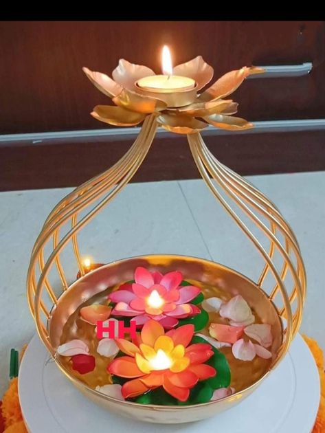 Urli Bowl With lotus Tlight Holder Material:- Iron Big size 11×11 Price 590 Small size 9×9 Price= 450 Moq 2 Urli Bowl With lotus Tlight Holder Material:- Iron #urli #lotustoran #lotusurli #urlidecor #ganeshaurli #gneshchaturthi #ganeshutsav #ganeshfestival #ganeshchaturthi #ganeshachaturthu2023 #urli #diwalitoran #diwali #diwalidecor #diwalivibes✨❤️ #hometoran #homedecor #family #karwachauth #lotusurli #latesthomedesigns #interiordesign #ironurli Urli Bowl, Diwali Decoration Items, Diwali Decorations At Home, Diwali Decoration, Floating Flowers, Light Candles, T Lights, Ganesh Chaturthi, Diwali Decorations