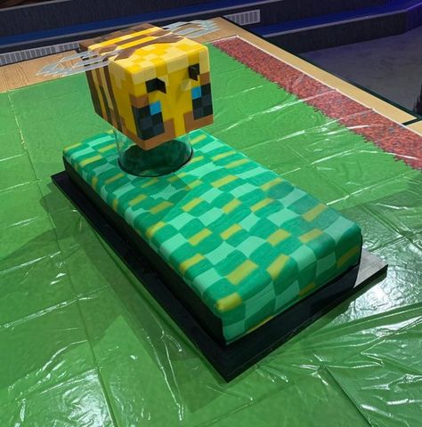 slicedlime 💙💛 on X: "The cake is a bee. https://t.co/1MmwOWsjpq" / X Minecraft Bee, Bee Cake, Bee Cakes, Minecraft, Bee, Cake