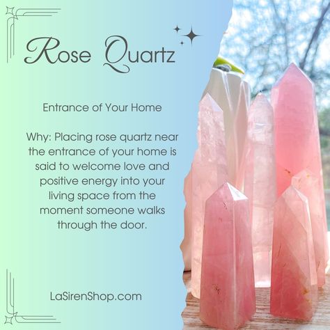 where to keep your rose quartz Positive Energy, Crystal Healing, Rose Quartz, Healing, In This Moment, Crystals, Water, Quick Saves