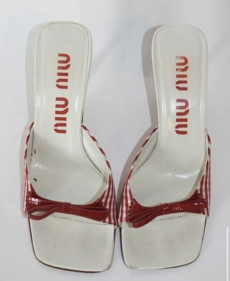 Miu Miu Kitten Heels, Vintage Miu Miu, Miu Miu Heels, Funky Shoes, Miu Miu Shoes, Shoe Inspo, Aesthetic Shoes, Swag Shoes, Pretty Shoes