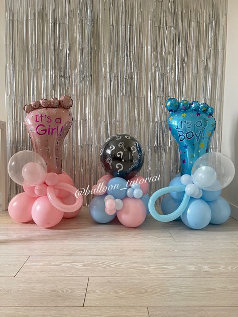 Boy or girl balloon Gender Reveal Balloon Bouquets, Gender Reveal Balloon Ideas, Balloon Gender Reveal, Boy Or Girl Gender Reveal, Baby Gender Reveal Party Decorations, Balloons Ideas, Balloon Prices, Idee Babyshower, Girl Gender Reveal