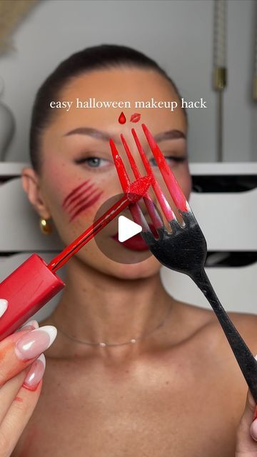 ALEXANDRA CLAUDIA MILEK on Instagram: "easy halloween hack🩸

@lorealparis infallible matte resistance liquid lipstick 
@garnieruk vitamin C micellar water 
@anastasiabeverlyhills lipliner 

#makeup #halloween2024 #halloweenmakeup #halloweenmakeuptutorial #halloweenmakeupideas #halloweenmakeuplook #makeuptransformation #makeuptutorial #makeuphacks #makeupvideos #makeupinspo #beautytips #makeuptips #redlips #makeuplooks #halloween #halloweenmakeuphacks" Quick Halloween Makeup Last Minute, Halloween Makeup Last Minute, Halloween Nurse Makeup, Horror Makeup Ideas, Scary Makeup Looks, Halloween Makeup Hacks, Amazing Halloween Makeup, Halloween Makeup Tutorial, Scary Makeup